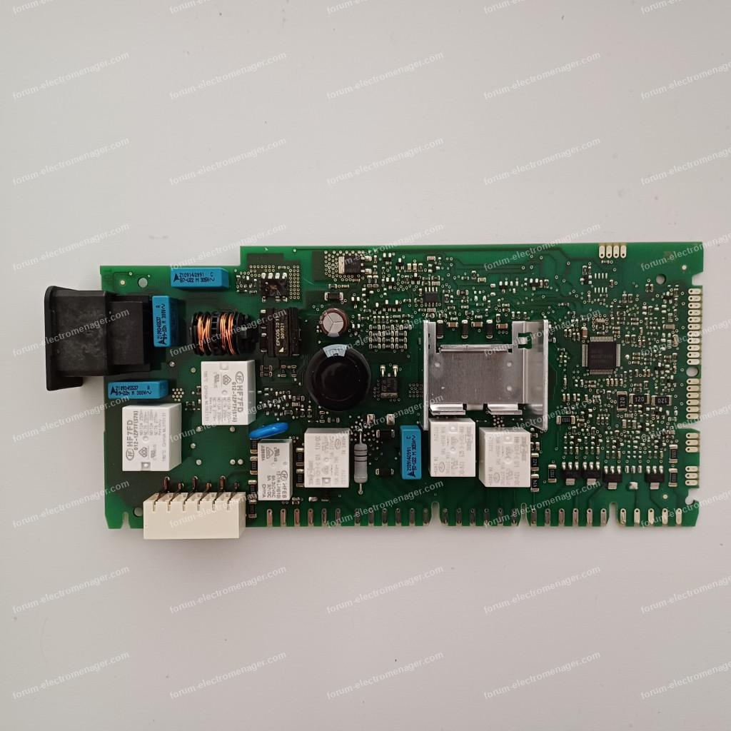 composants électronique HS carte lave-vaisselle Siemens
