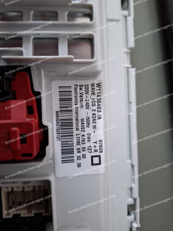 erreur f23 lave linge 010