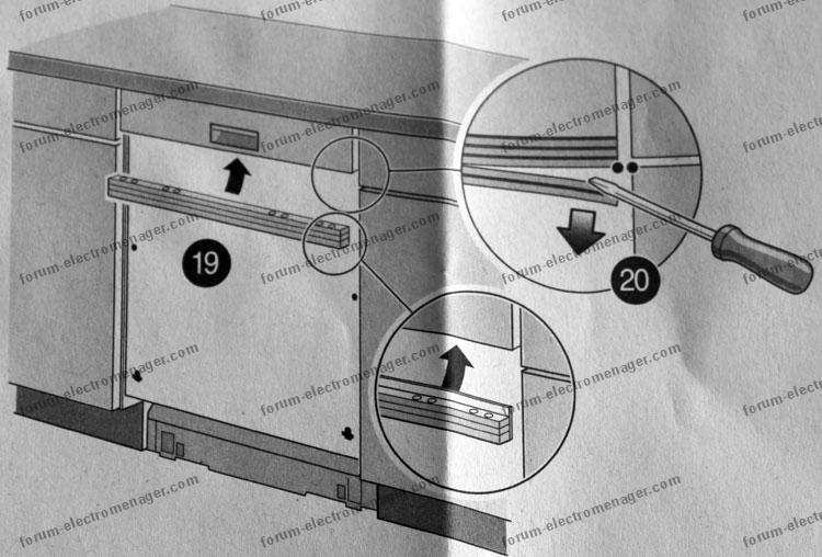  lectrom nager Bricovid o Probl me Installation Habillage Porte Lave 
