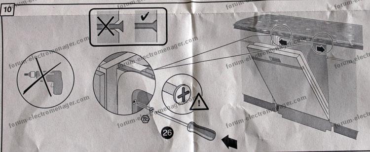  lectrom nager Bricovid o Probl me Installation Habillage Porte Lave 