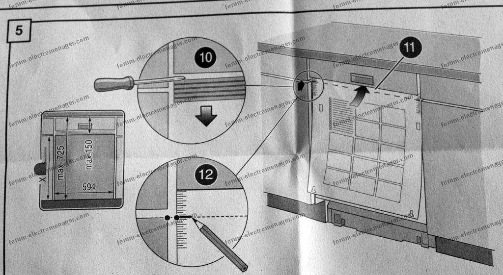  lectrom nager Bricovid o Probl me Installation Habillage Porte Lave 