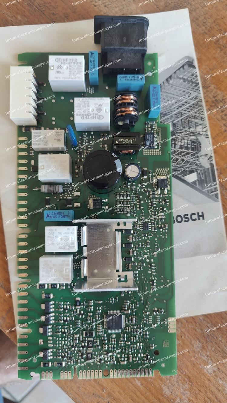 résistance carte de puissance HS lave-vaisselle Siemens ns 024