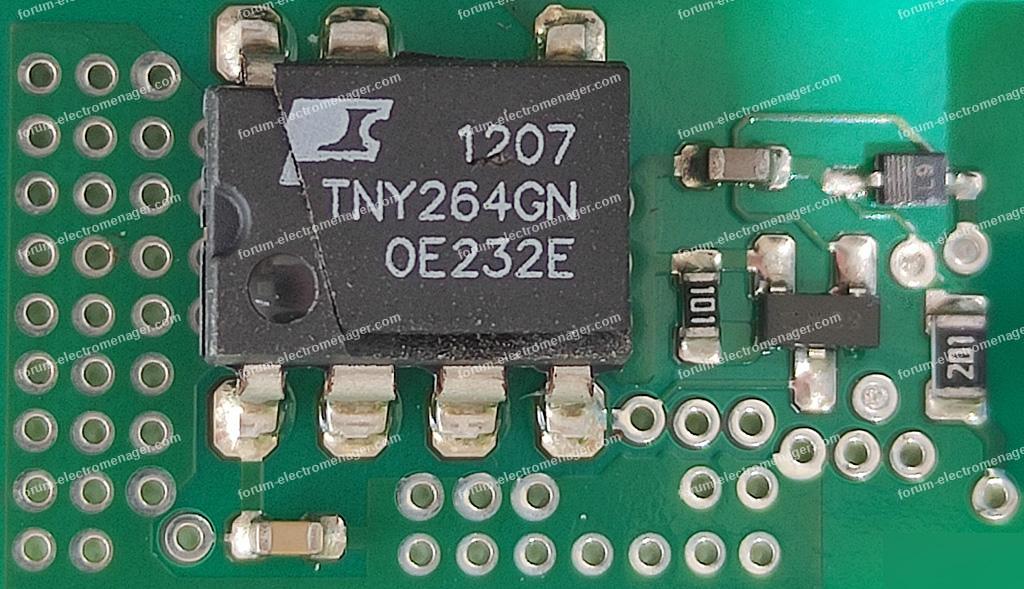 composant TNY 264 éclaté