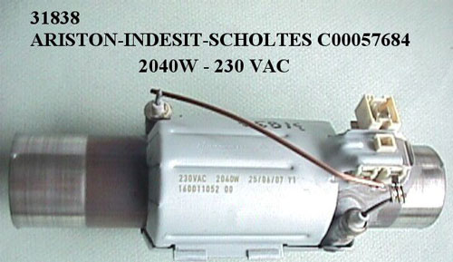 Résistance De Chauffe Lave-Vaisselle Whirlpool / Indesit – Type DWL-DEA701-B – Pièce PC47